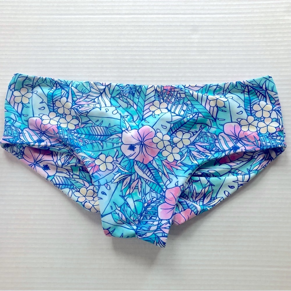 Fused Hawaii size Large Vintage Paradise print Kona bikini bottoms